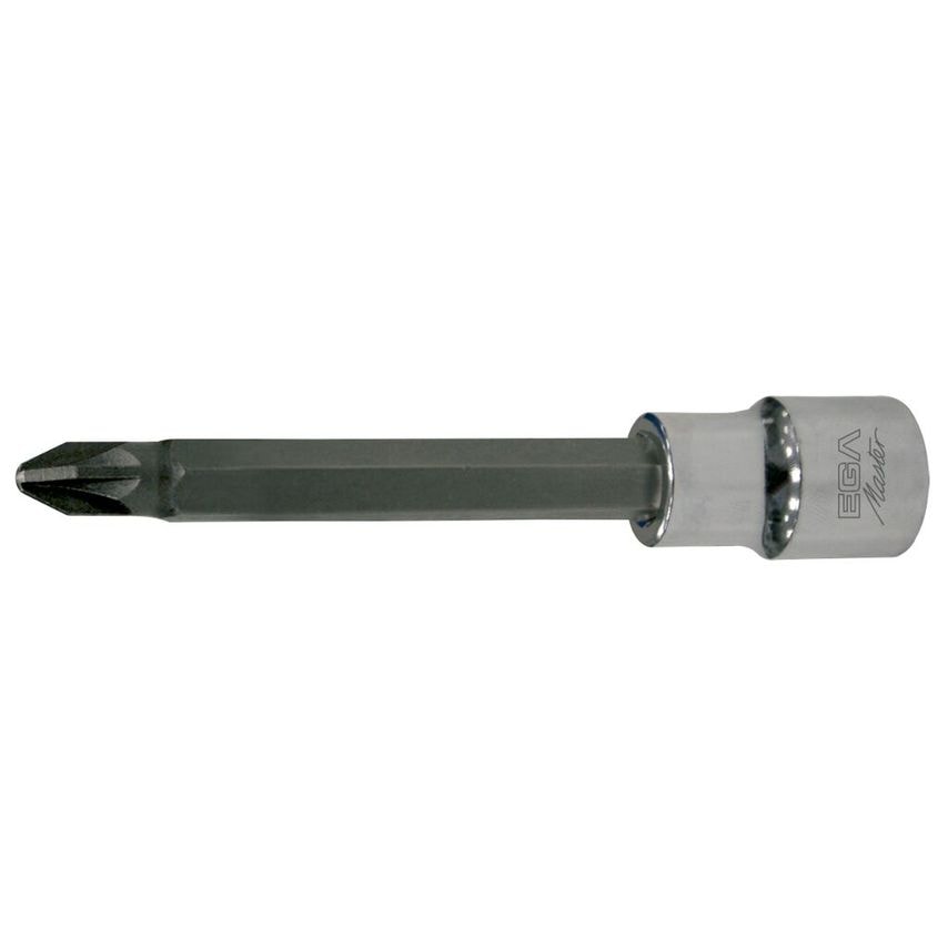 Socket Bit 1/4" - Pozidriv PZ-2 Long Series