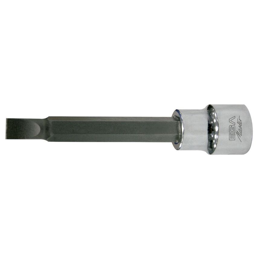 Socket Bit 3/8"- Flat Tip 1, 6 x 10 Long Series