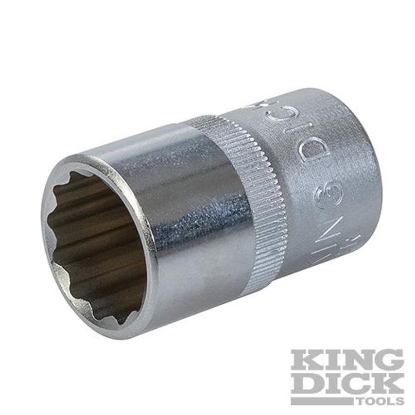 Socket SD 1/2" Af 12pt 1-1/8"