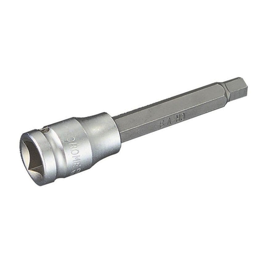 Socket SD 1/2" Insert Hex Bit Long Metric 4mm