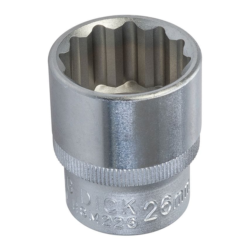 Socket SD 1/2" Metric 12pt 26mm