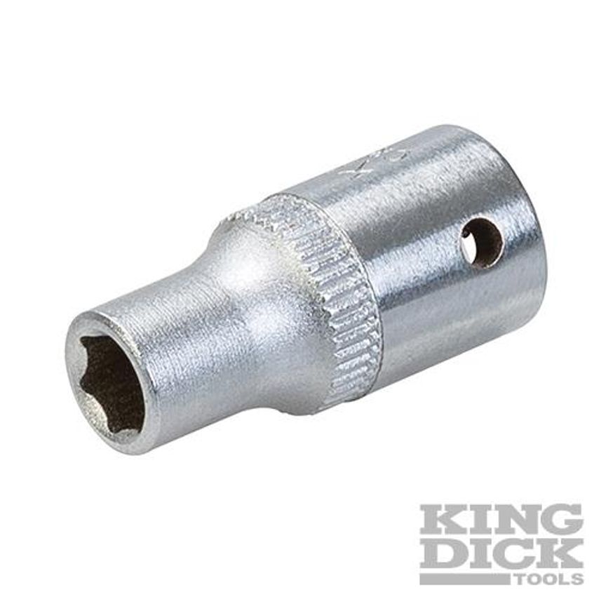 Socket SD 1/4" Metric 6pt 4.5mm