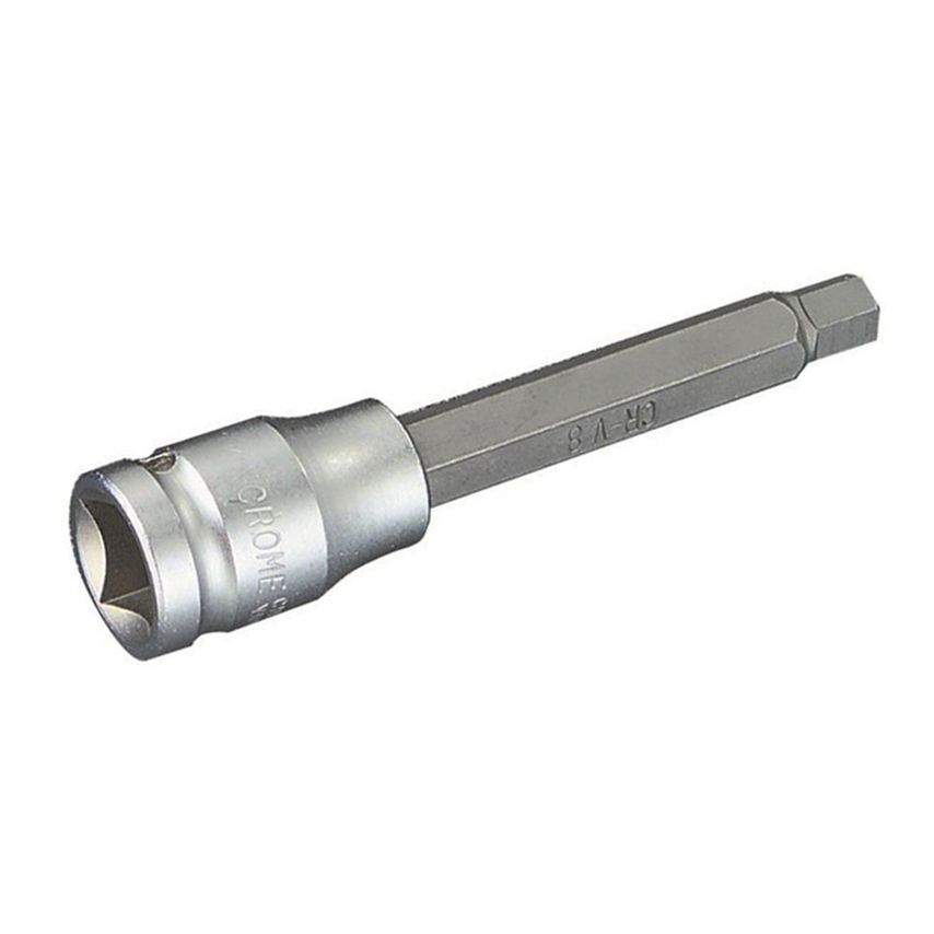 Socket SD 3/8" Insert Hex Bit Long Metric 6mm