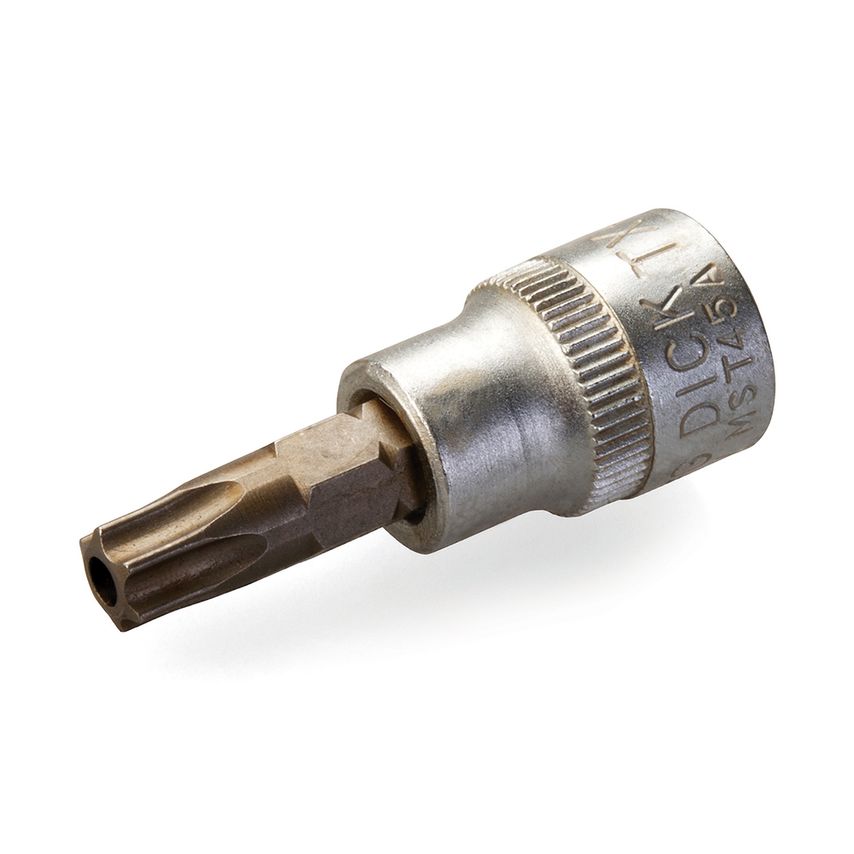Socket Screwdriver 3/8in Insert TORX Bit Anti Tamper T45