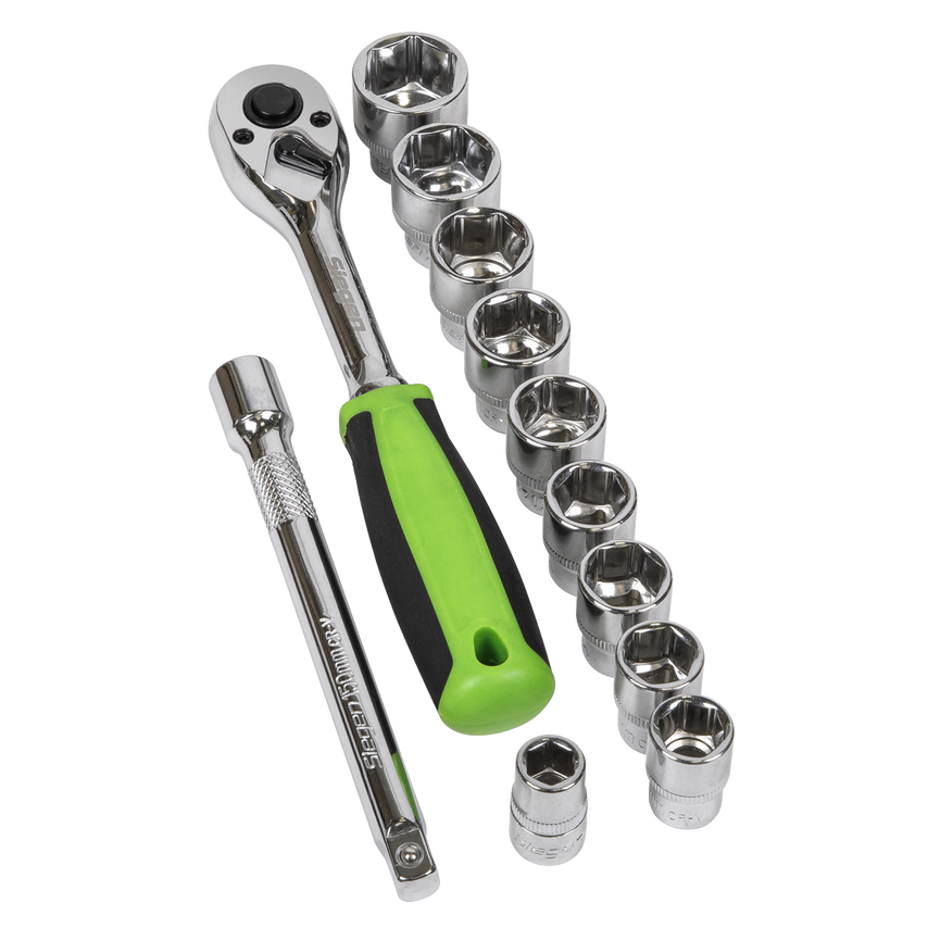 Socket Set12 Piece 1/2" Square Drive WallDrive Metric