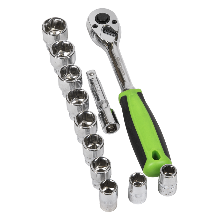 Socket Set12 Piece 3/8"SQ. Drive WallDrive Metric