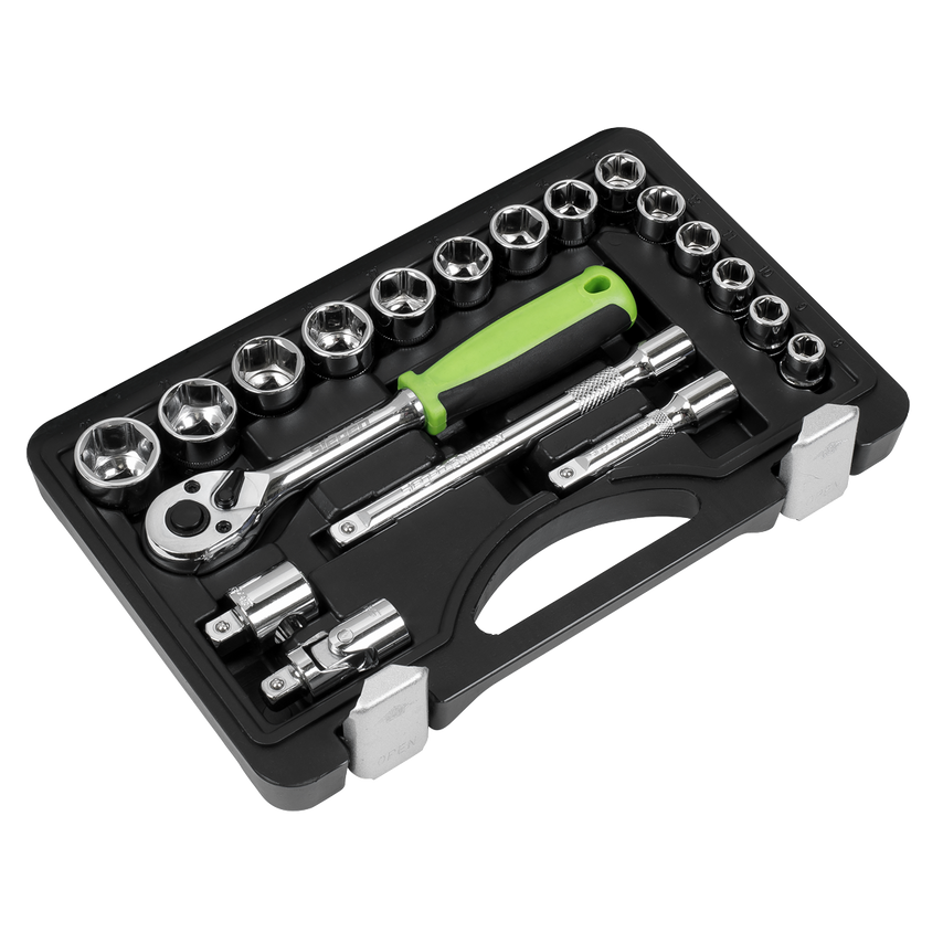 Socket Set19 Piece 3/8"SQ. Drive Metric