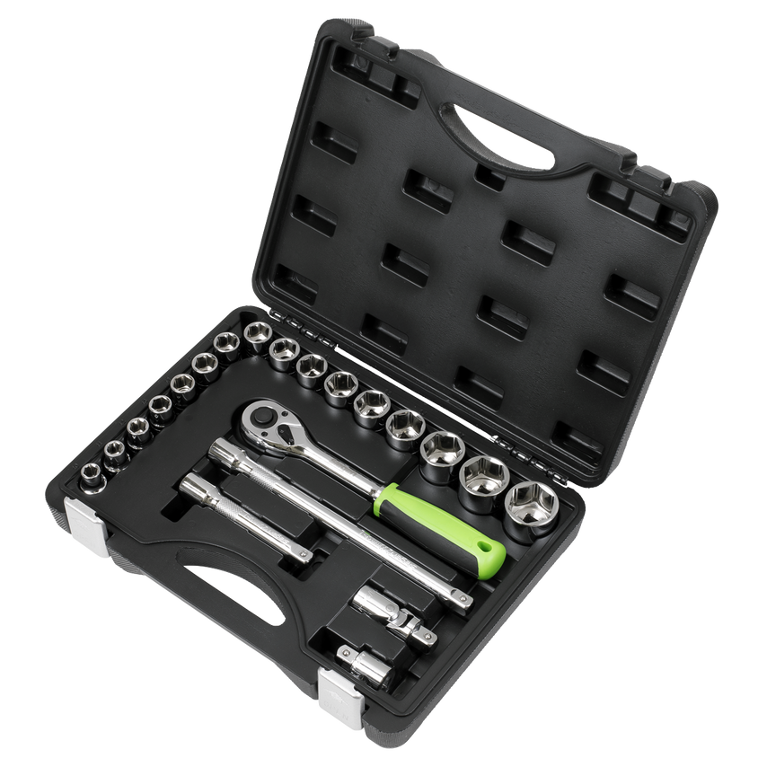 Socket Set21 Piece 1/2" Square Drive Metric