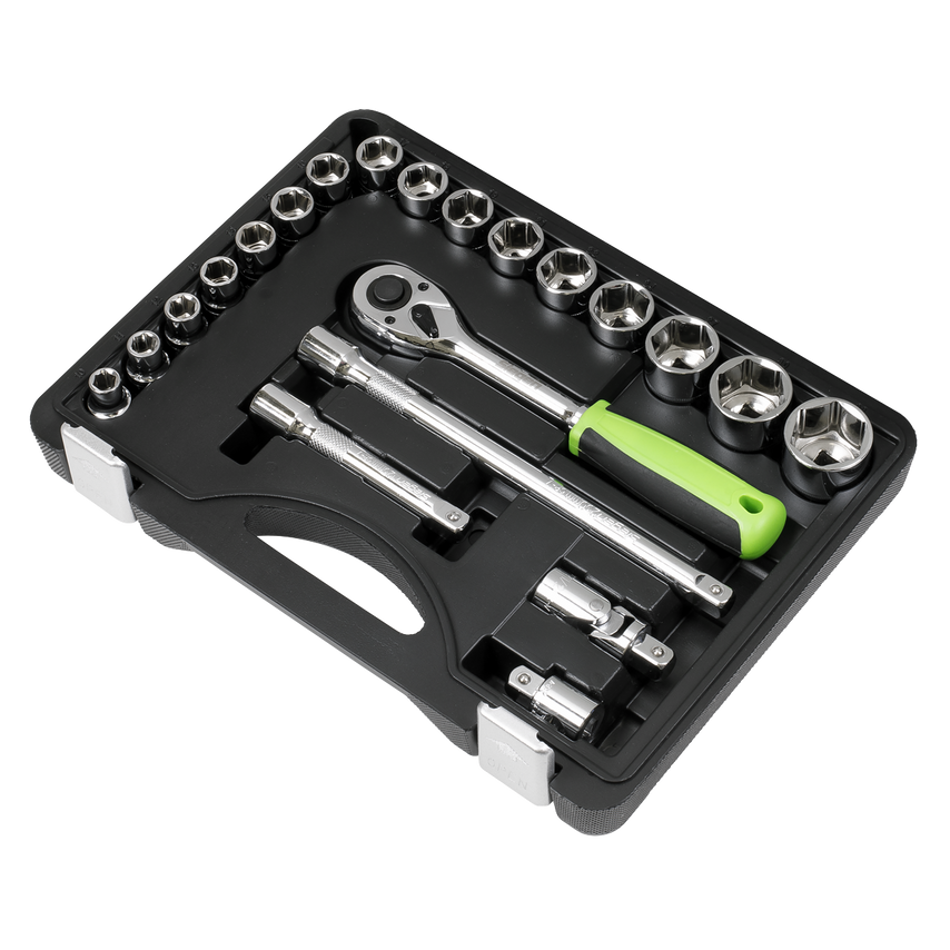Socket Set21 Piece 1/2" Square Drive Metric