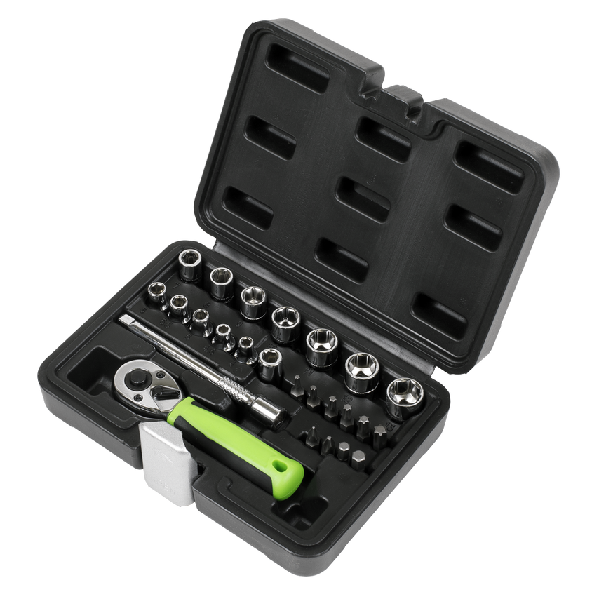 Socket Set25 Piece 1/4" Square Drive - Metric