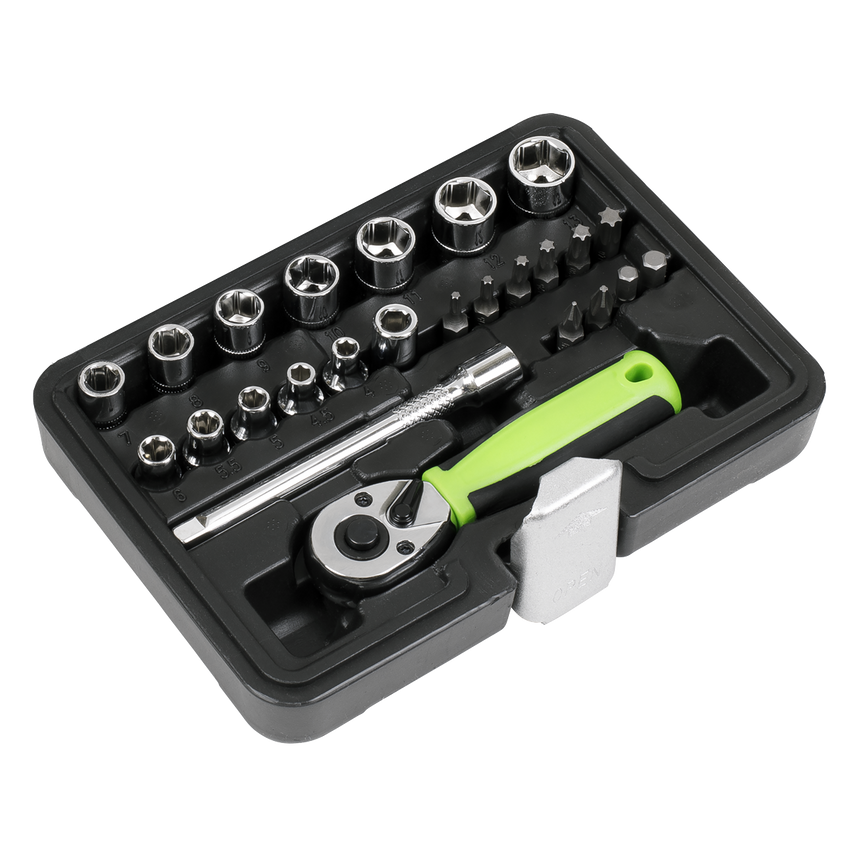 Socket Set25 Piece 1/4" Square Drive - Metric