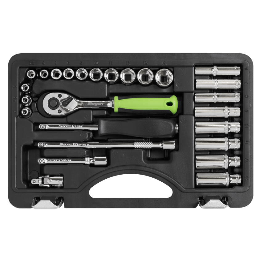 Socket Set26 Piece 1/4" Square Drive Metric