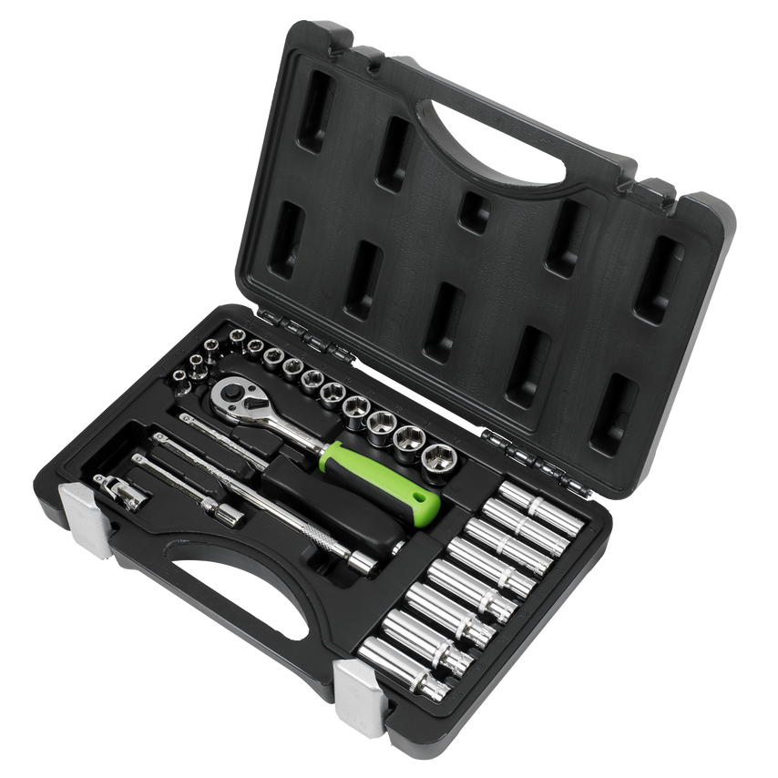 Socket Set26 Piece 1/4" Square Drive Metric