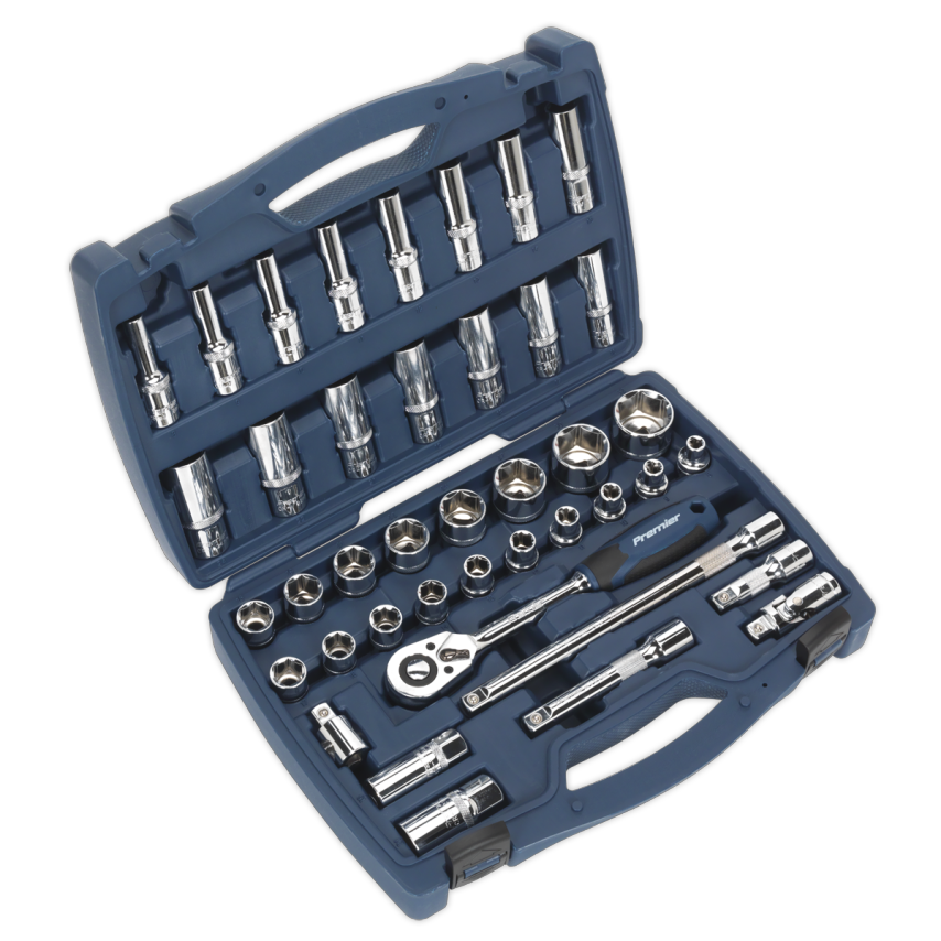 Socket Set41 Piece 1/2" Square Drive WallDrive Metric