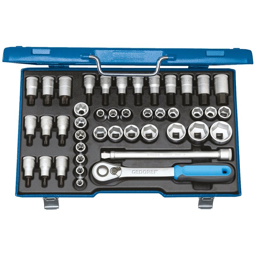 Socket Set 1/2" 42 Pcs