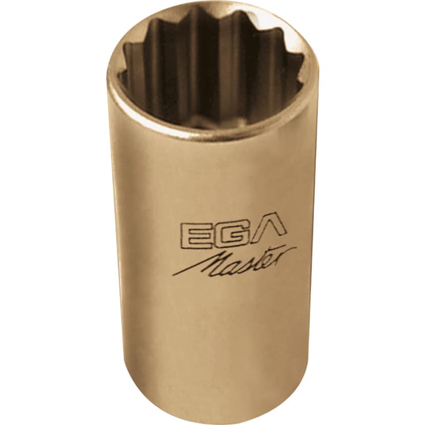 Socket Wrench 1" -27mm Long Series Non Sparking Cu-Be (12 Edges)