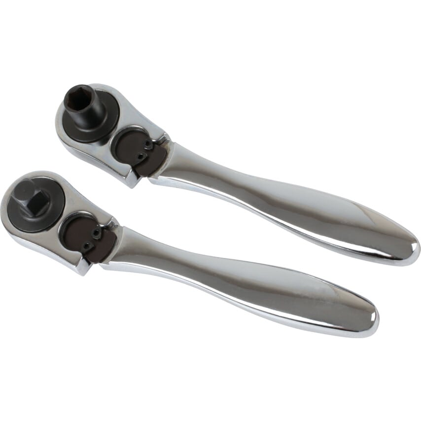 Socket & Bit Driver Ratchet Set 1/4"D 2-Piece