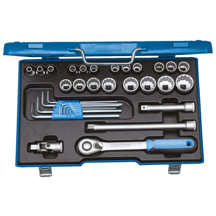 Socket set 1/2" 31 pcs UD 5/16-1.1/4"