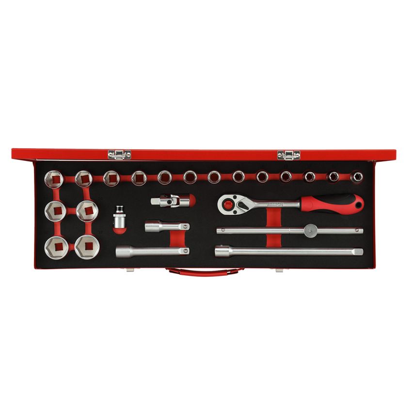 Socket set 1/2 size10-32mm 24pcs