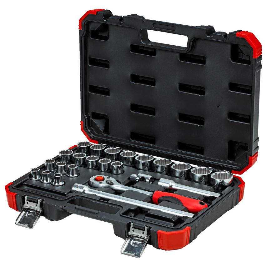 Socket set 1/2 size10-32mm 24pcs