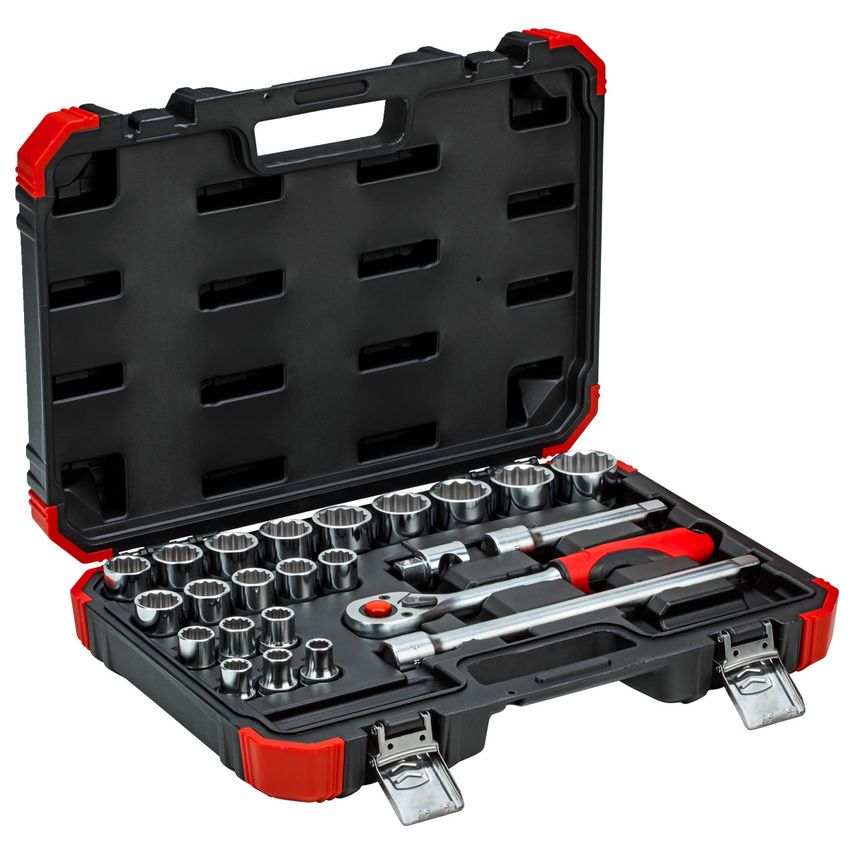 Socket set 1/2 size10-32mm 24pcs