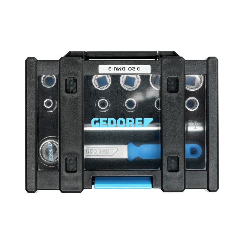 Socket set 1/4" 13 pcs UD 4-13 mm