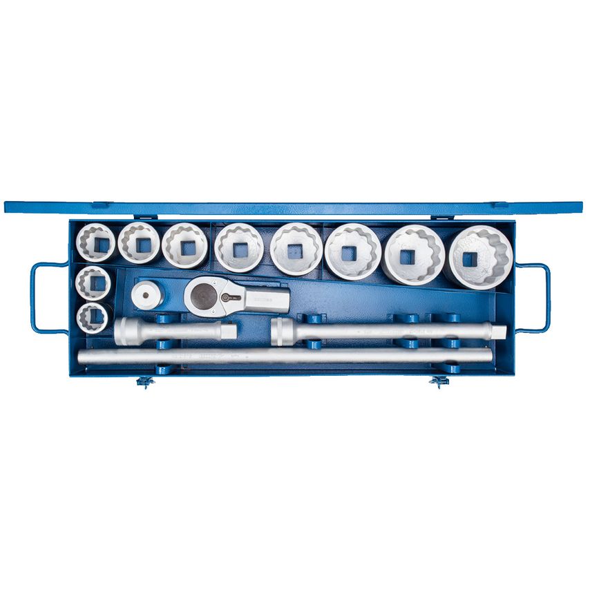 Socket set 1" 15 pcs UD 36-80 mm