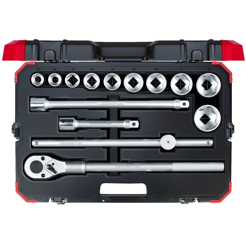 Socket set 3/4 size22-50mm 14pcs