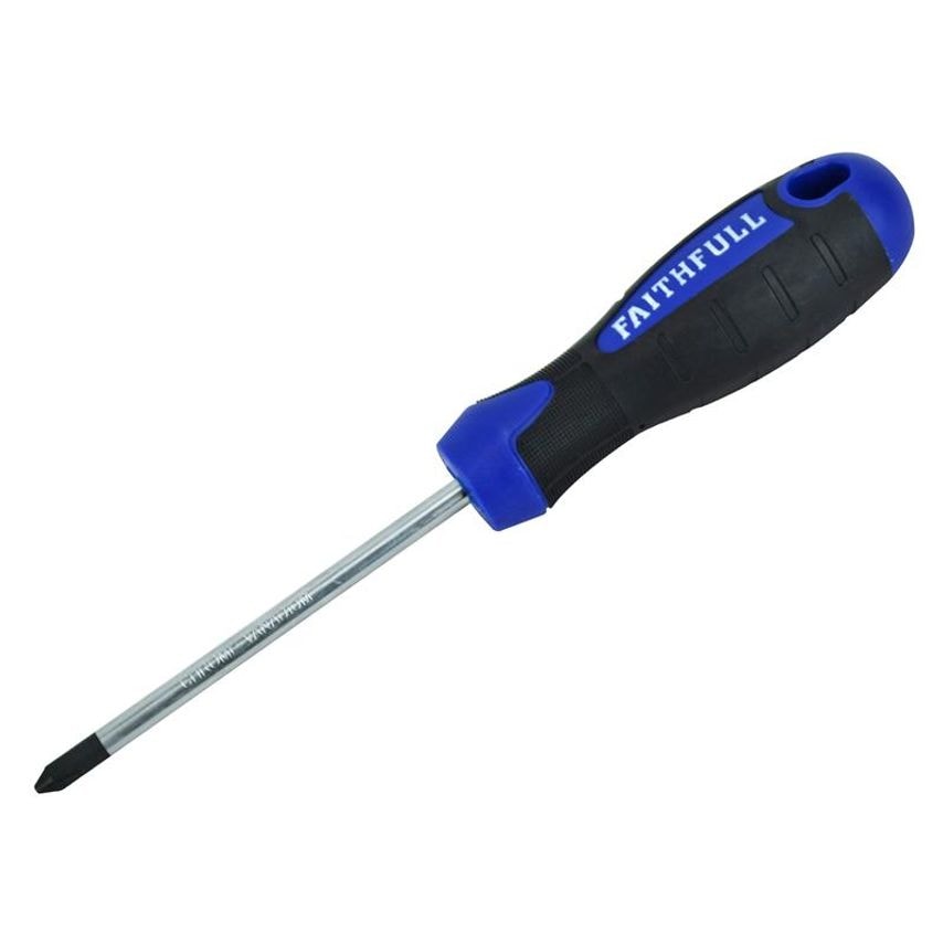 Soft Grip Screwdriver Phillips Tip PH2 x 100mm FAISDPH2