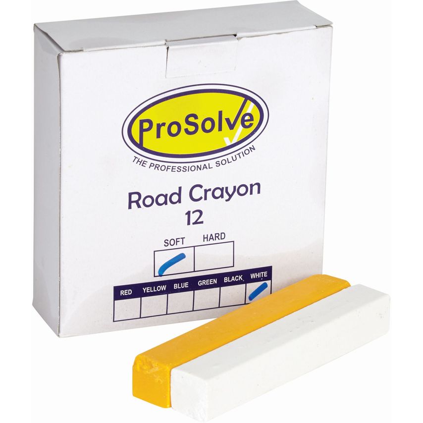 Soft Road Crayons White