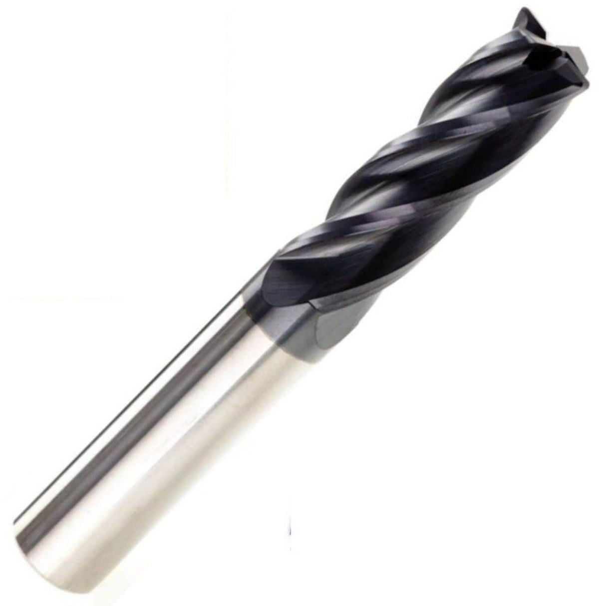 Solid Carbide 4 Flute TiAlN Coated End Mill Standard Lengths 4mm