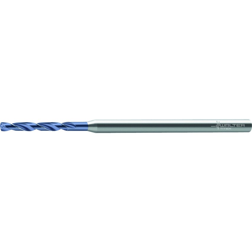 Solid Carbide Micro Drills with Coolant-through A3389AML-7/64IN
