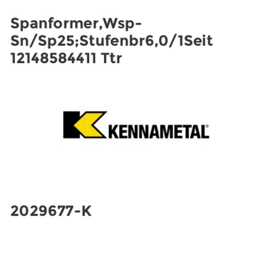 Spanformer,Wsp-Sn/Sp25;Stufenbr6,0/1Seit 12148584411 Ttr