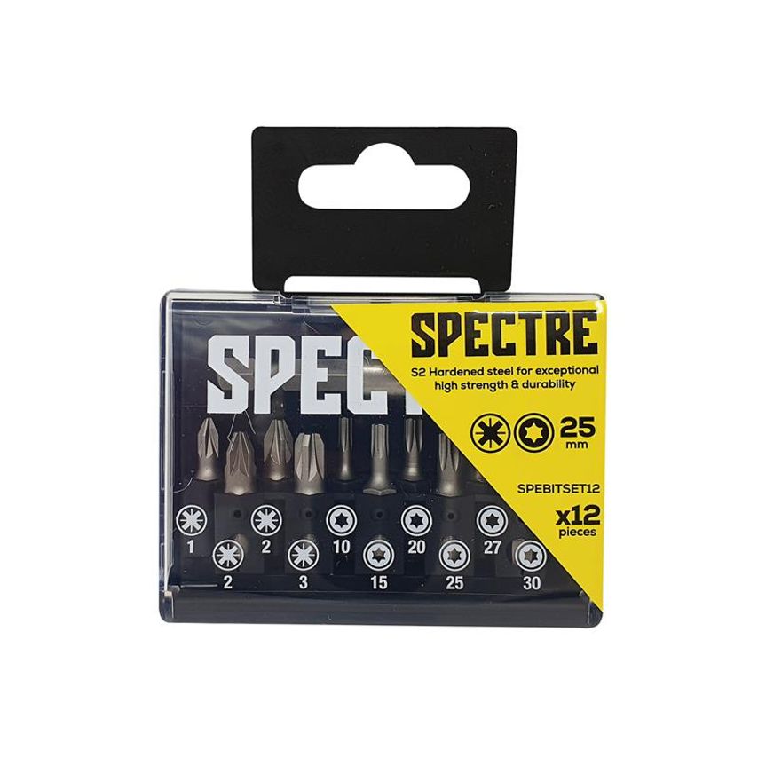Spectre Bit Set, 12 Piece FORSPBSPZT12