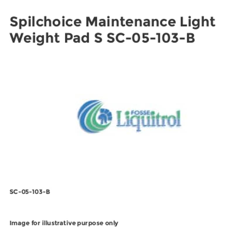 Spilchoice Maintenance Light Weight Pad S SC-05-103-B