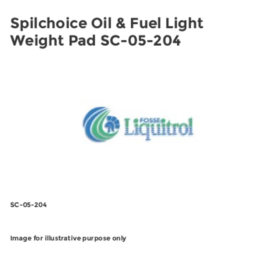 Spilchoice Oil & Fuel Light Weight Pad SC-05-204
