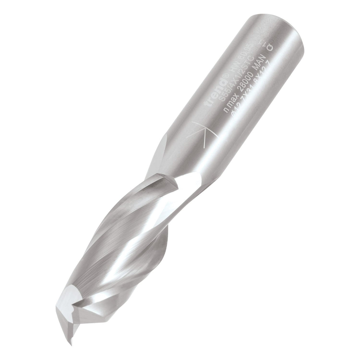 Spiral Up-cut 12.7mm Diameter - S55/4X1/2STC