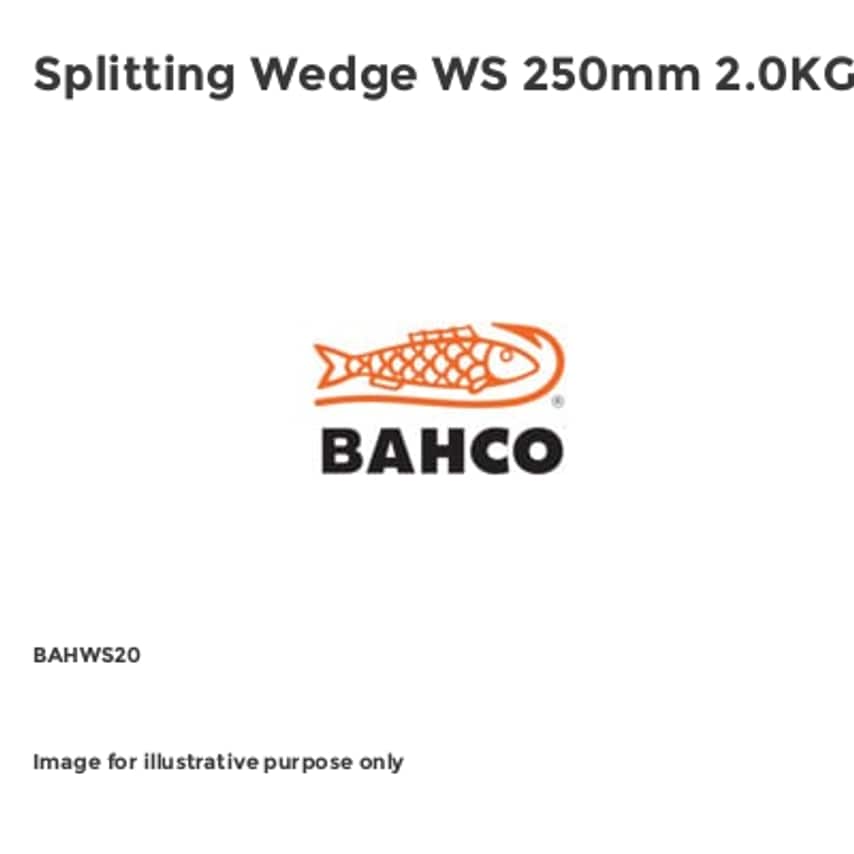 Splitting Wedge WS 250mm 2.0KG