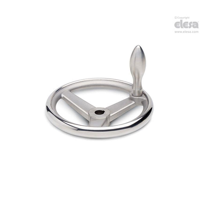 Spoked handwheel-GN 950.6-125-K12-F