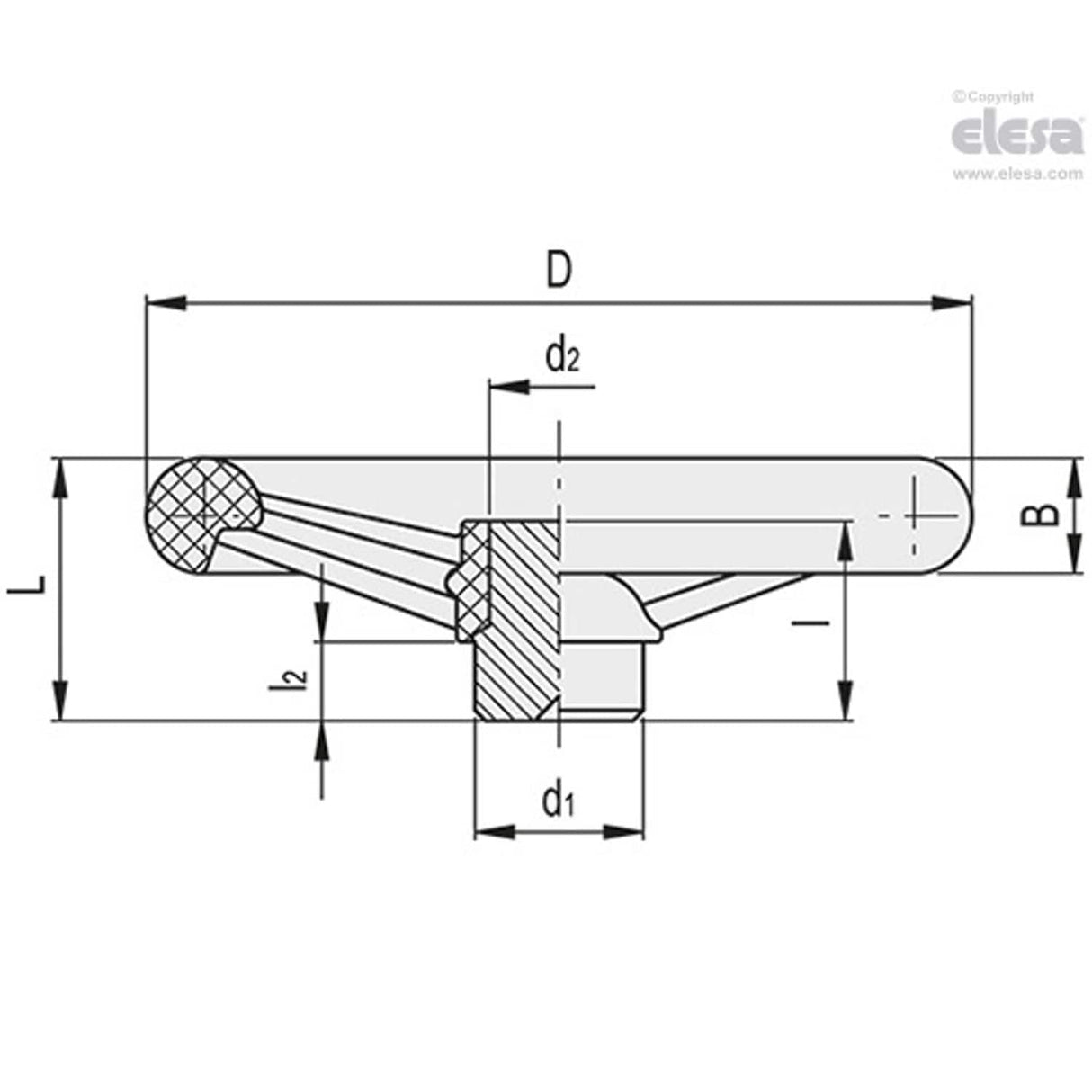 Spoked handwheel-VR.100 FP