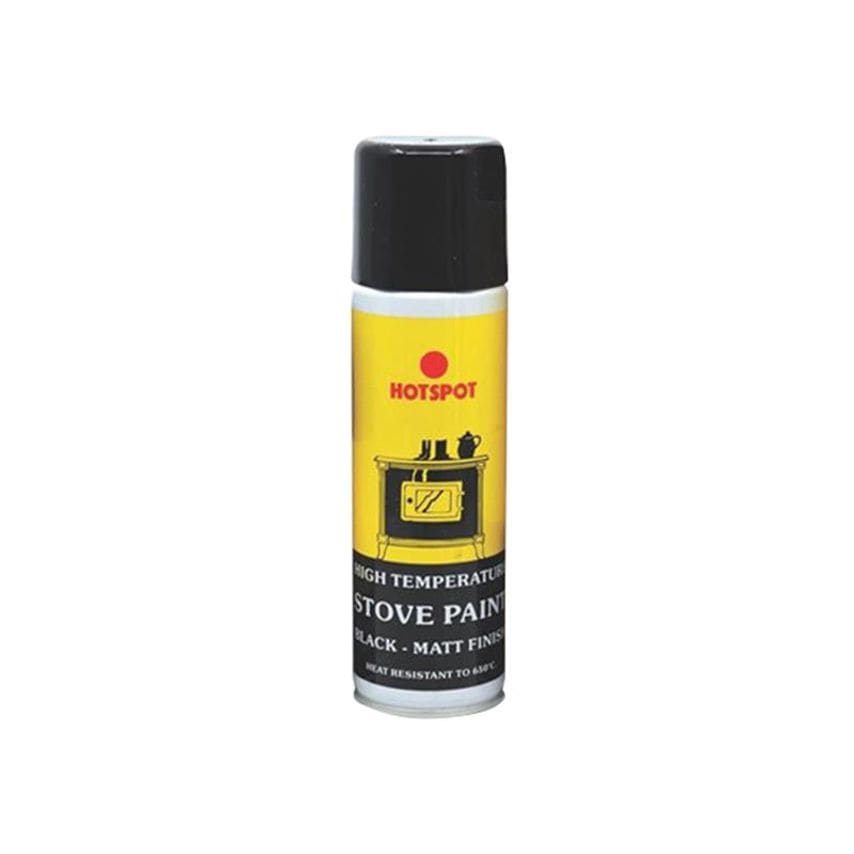 Spray Stove Paint Matt Black 150ml HOT200911