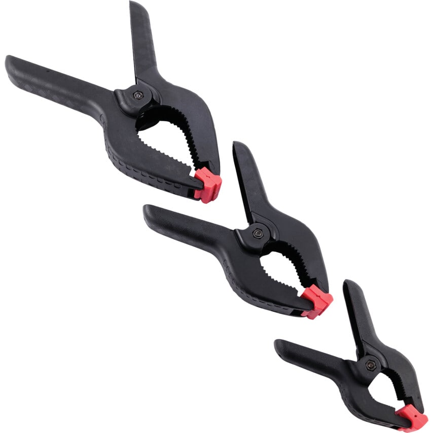 Spring Action Clamps Multi, Pack of 12