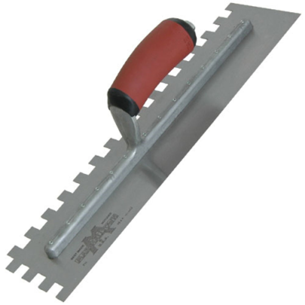 Square Notch Trowel 1/2in x 1/2in with DuraSoft Hdle