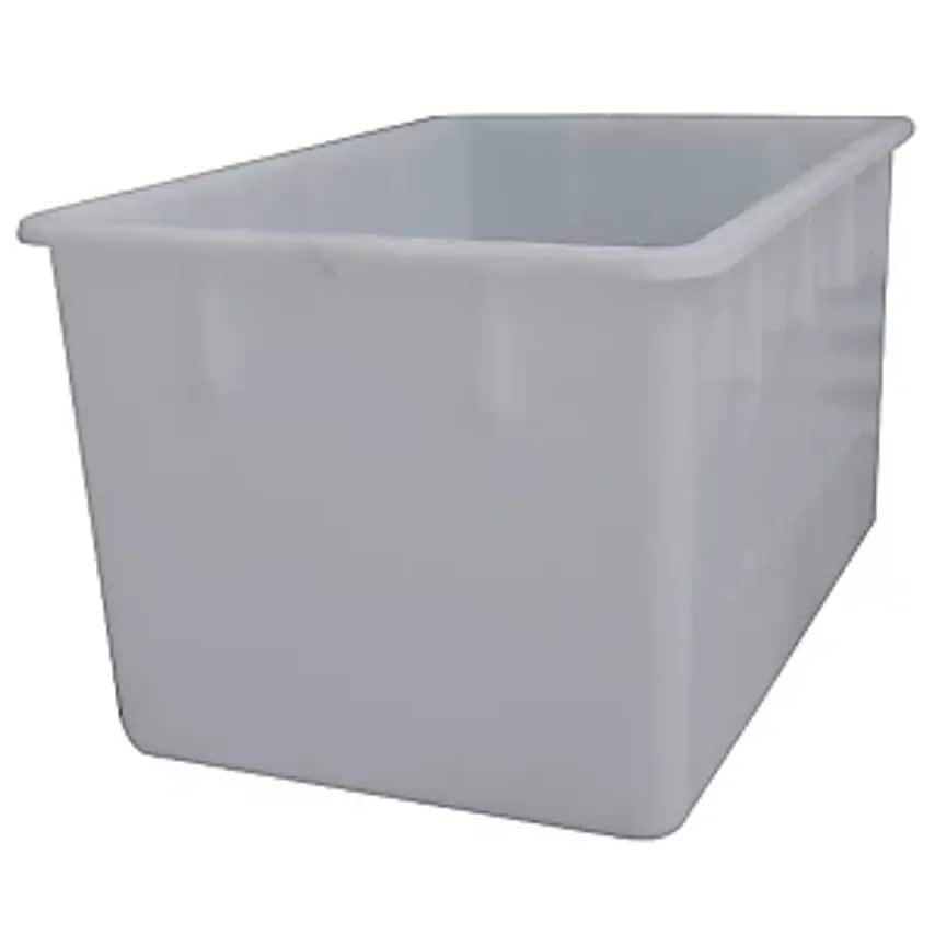 Stacking Container Polyethylene, Conical Design, Capacity 220 Litres, Natural