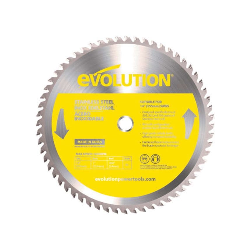 Stainless Steel Cutting Chop Saw Blade 355 x 25.4mm x 90T