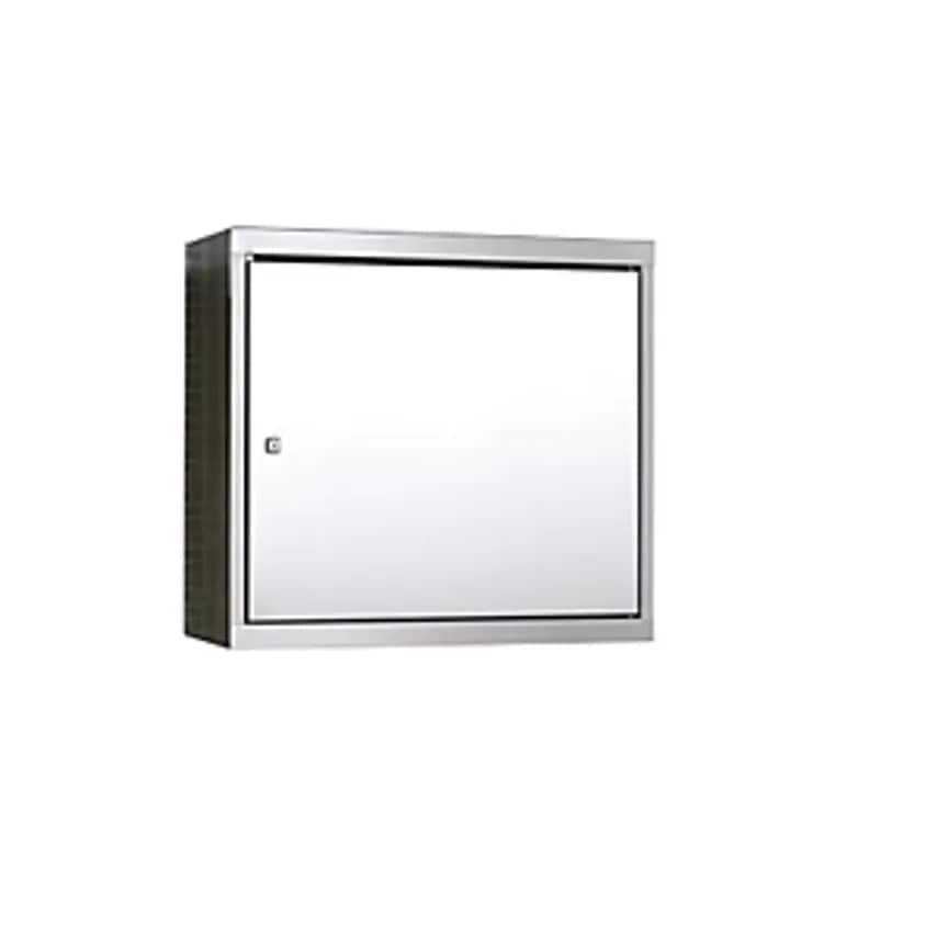 Stainless Steel Wall Cupboard, HxWxD 600 X 650 X 320mm, 2 Shelves