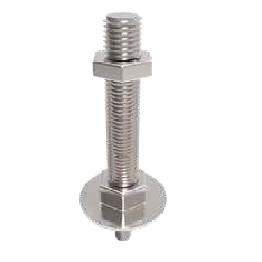 Stainless steel threaded adjusting stem STM24X100