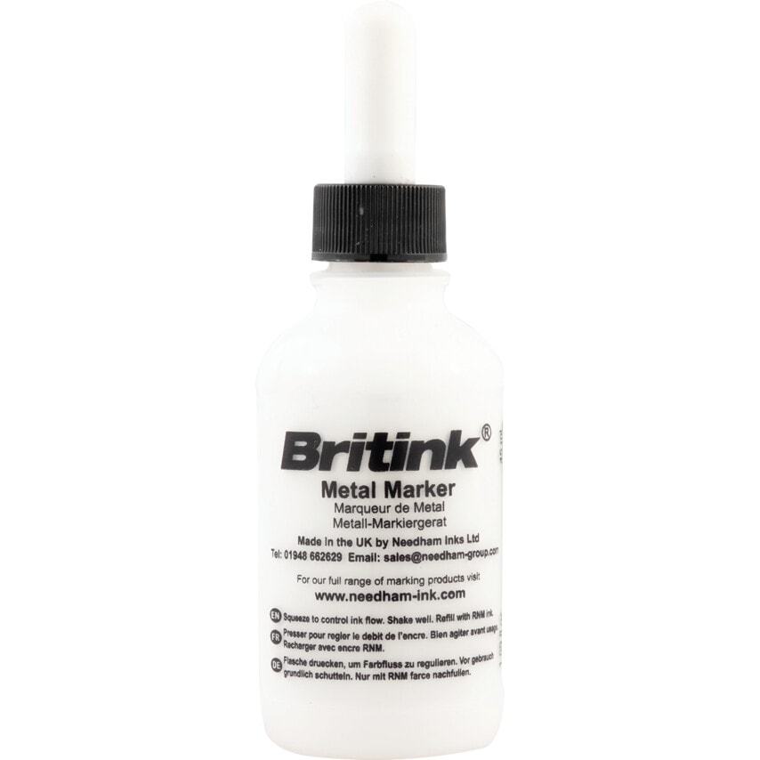 Standard White RN Metal Marker 45ML