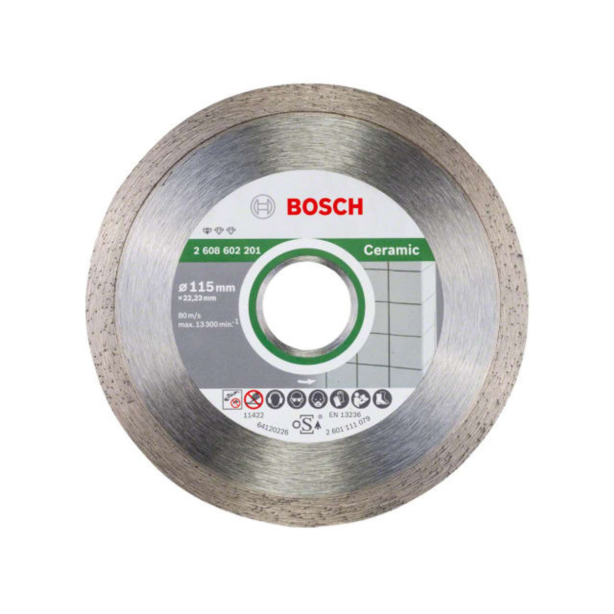Standard for Ceramic Diamond Cutting Disc 115 x 22.23mm