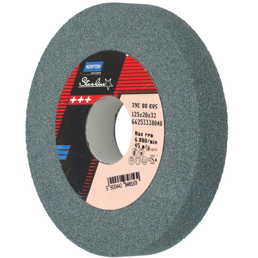 Starline 300x40x127 39C80KVS S/C Bench Grinding Wheel